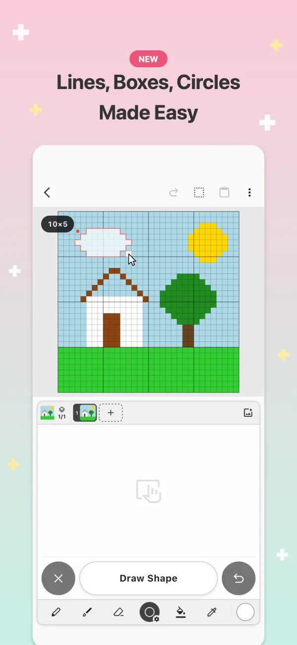 Lines, Boxes, Circles Made Easy