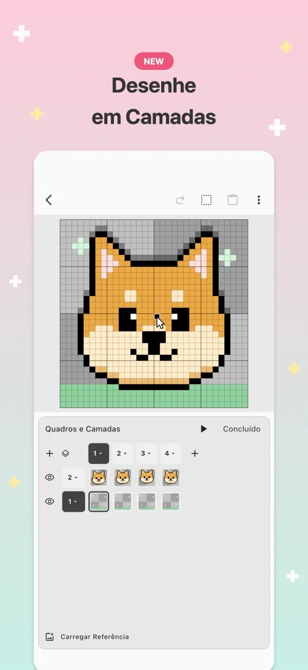 Desenhe em Camadas
