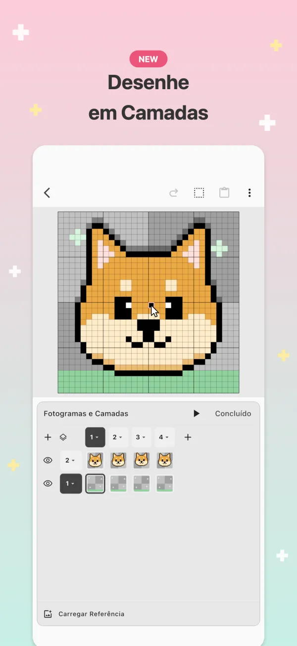 Desenhe em Camadas